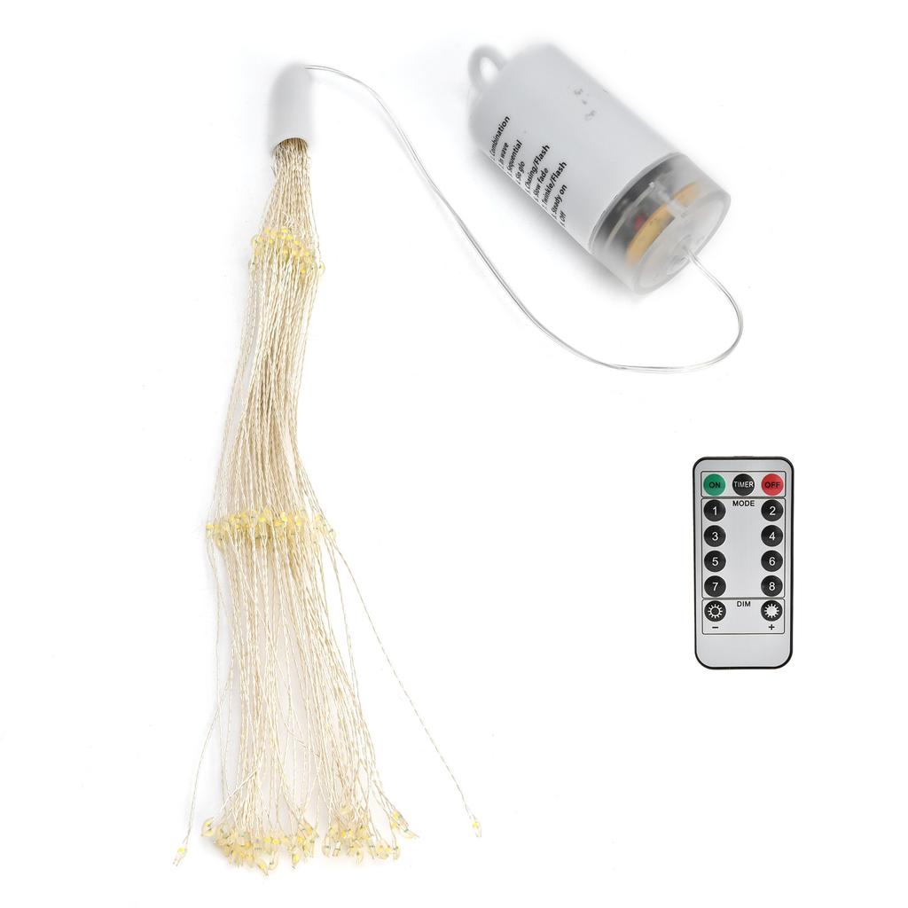 Firework Lights Remote Control Beautiful Shape 8 Modes Waterproof Starburst Light for DecorationColorful Light