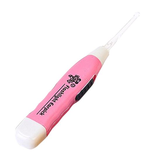 

1 шт. Светодиодный фонарик для удаления ушной серы, ухочистка, инструмент для чистки с 3 сменными головками