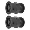 2Pcs Sprinkler Nozzle G1/2 External Thread Plastic Sprinkler Irrigation Garden Lawn Supplies