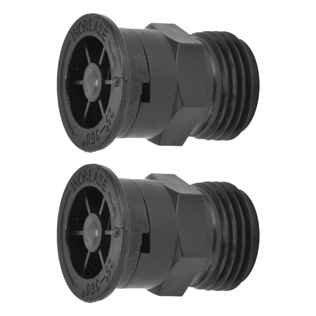2Pcs Sprinkler Nozzle G1/2 External Thread Plastic Sprinkler Irrigation Garden Lawn Supplies