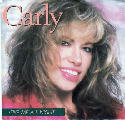 7inch Record CARLY SIMON - Give Me All Night AS19587 Arista 1987 Canada Pop Used