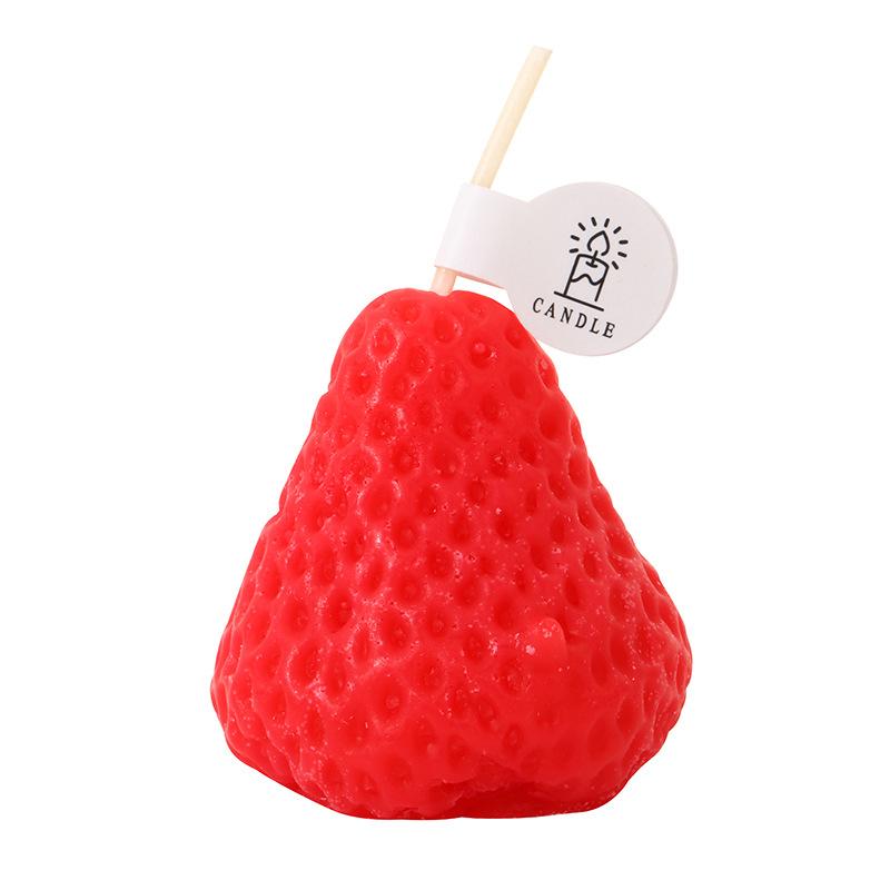 Creative Handmade Strawberry Scented Candle Home Style Scented Candle Wedding Souvenir Ornaments