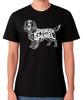 Springer Spaniel Hund Silhouette Unisex T-Shirt Jagdhund Rasse Tee