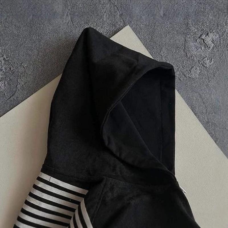 Unisex Streetwear Hooded Zip-Up Sweatshirt Casual Pullover Men Women 2026 Trendy Graphic Print Long Sleeve
