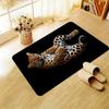 Modern Leopard Print Door Mat Animal Pattern Soft Non-Slip Washable Kitchen Rug Bedroom Living Room Home Decor Floor Mat 1PC