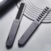 Professional 3 In 1 Pocket Folding Combs Wide Tooth Oil Head Comb Beard Combing Barber Hair Clipper Comb Salon Hair Styling Tool Double-sided Comb
