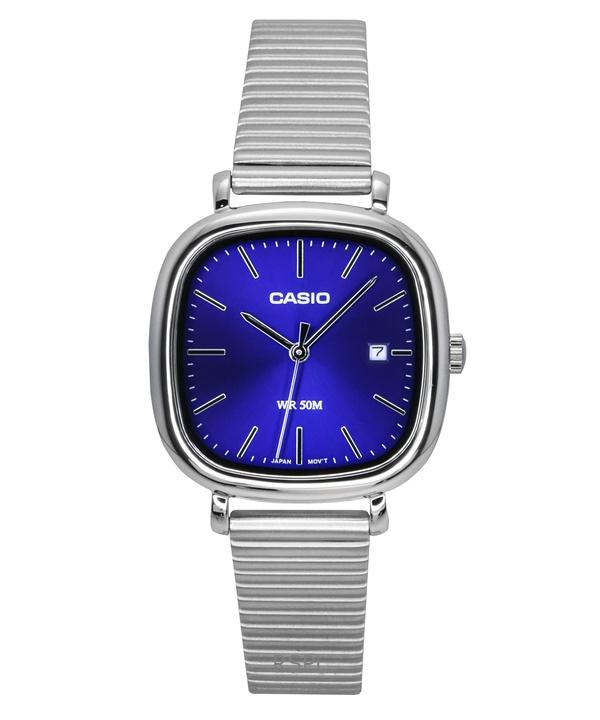 Casio Standard Analog Rustfritt Stål Blå Skive Kvarts LTP-B166D-2AV Dameklokke