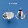 1 Piece 20-126Mm 15-120 Degree Lampshade Reflective Bowl For Diy Light Optical Led Aluminium Reflector Cup For Cob Lamp Bead