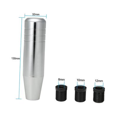 13cm Length  Universal Aluminum Car Truck Racing Gear Shift Knob Stick with 3 Adapter
