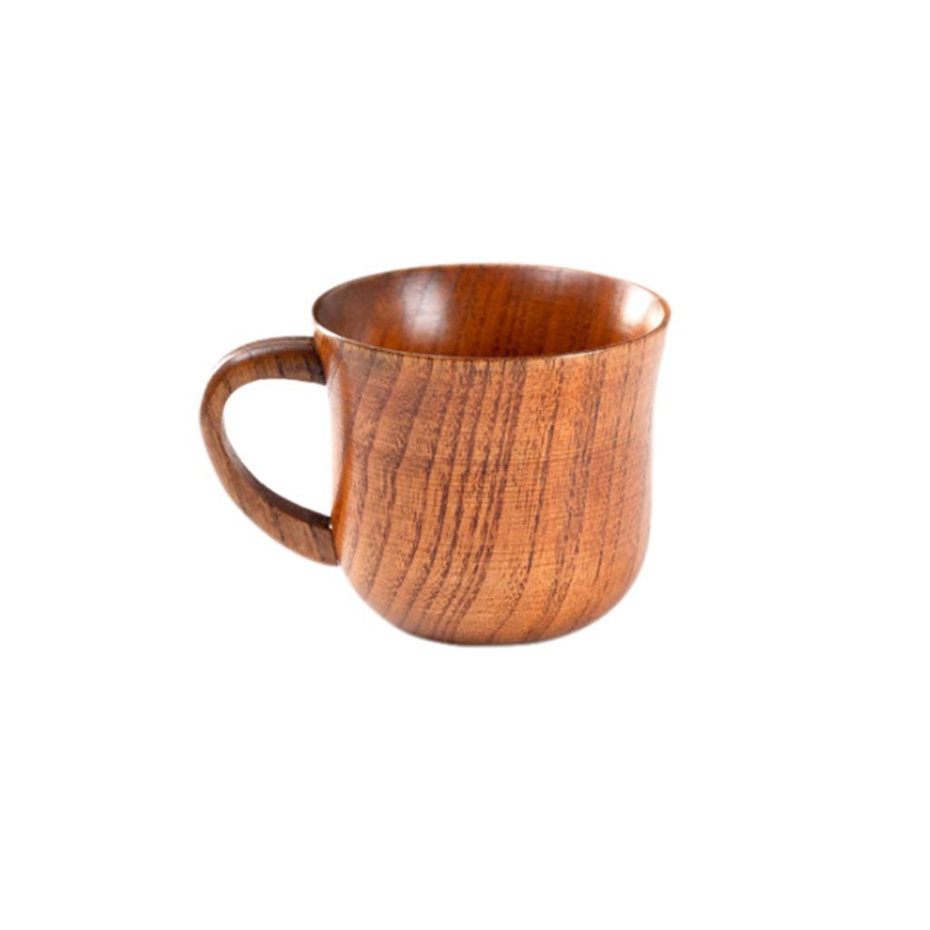 Beer Mug Wooden Coffee Mug Wooden Creative Mug With Handle Cup High Temperature Resistant