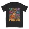 Cute Punch Monkey TShirt Summer  Leisure T Shirts Unisexs Cotton O Neck Plus Size Tees ShortSleeve Vintage Tops