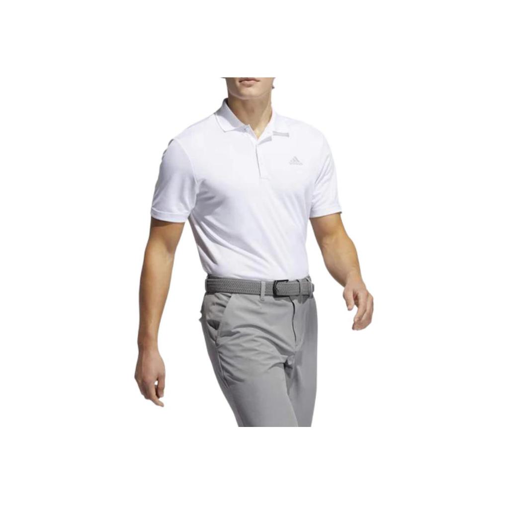 Adidas Performance Primegreen Golf Polo Shirt With Logo Print Men Tops White GQ3132