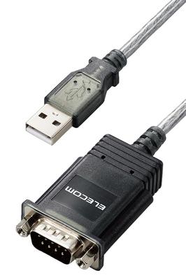 Elecom RS232C USB Conversion Cable 50cm Serial Conversion Triple Compatible with Windows 11 and Other [USB-A & D-Sub 9-pin] Cable, Shielded, Devices,