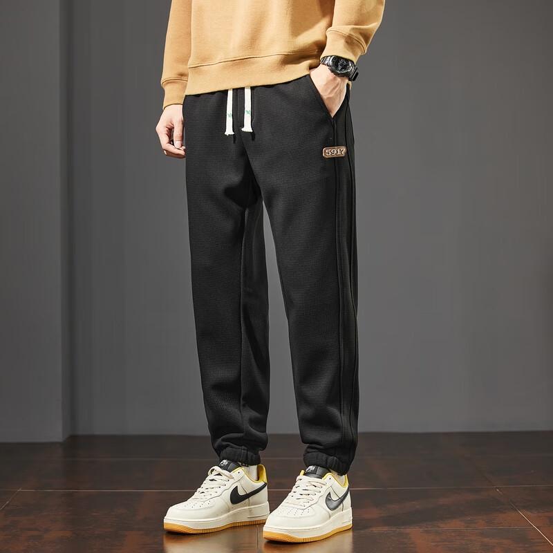 Dingfengbaoluo Men's Japanese Style Casual Jogger Cargo Pants