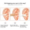 Portable Ear Wax Removal Kit 6Pcs Stainless Steel Ear Pick Spiral Cleaner Tools Set with Keychain Storage Bag for Travel
