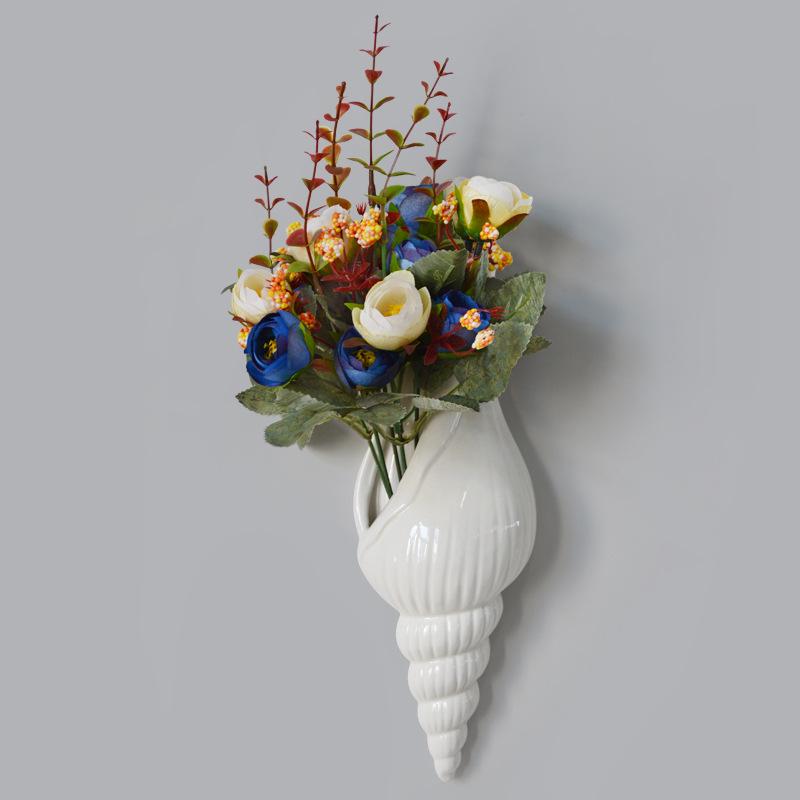 Vaso Ceramica A Conchiglia Ginobili | Decorazione Nordica Da Tavolo