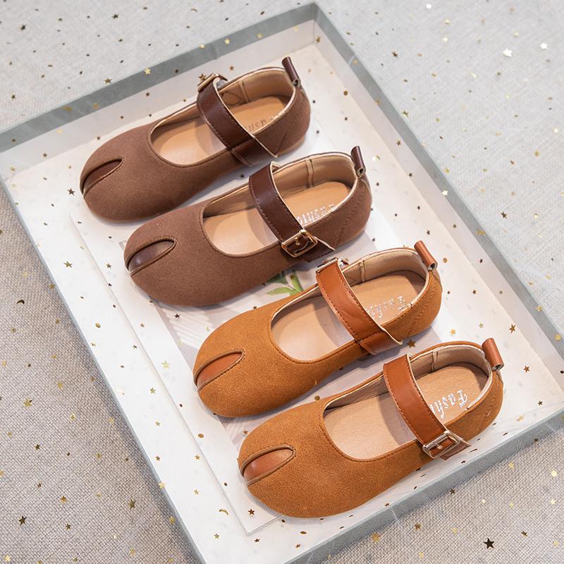 New Children Fashion Girls Casual Shoes Non-slip Versatile Soft Round-toe Kids Simple Shallow Mary Janes Chic Breatheable Cute