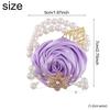 Artificial Rose Wrist Corsage Ribbon Wedding Flower Bracelet Bridesmaid  Wrist Flowers  Girls