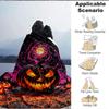 1pc Halloween Pumpkin Blanket, Lightweight Flannel Throw Blanket for Sofa, Bed, Travel, Camping, Living Room, Office, Couch, Chair, and Bed