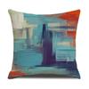 Abstract Color Pillowcase 45x45cm Retro Graffiti Print Cushion Cover Sofa Chair Polyester  Modern Room Home Decoration