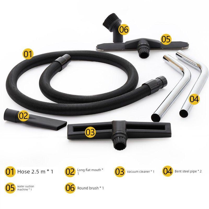 CHARLES BARNES Vacuum Cleaner Accessories Dust Collection Water Squeegee Head Length Flat Nozzle Hose Steel Pipe Dust Insulation Dust Bag Neutral