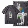 Coolmind X0010 100% Cotton Anti-war Print Exclusive Graphic Men T Shirt Big Size Men Tshirt Casual T-shirt for Men Tees