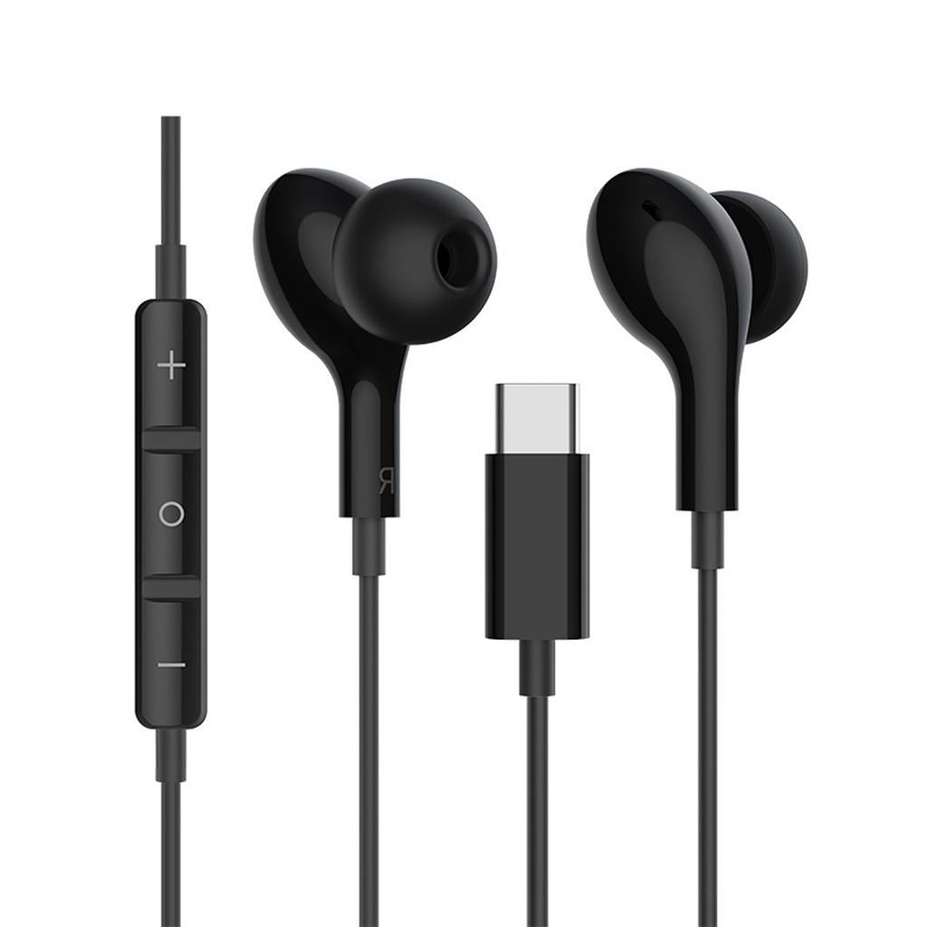 Microphone Type C Earphones with Advanced Clear Voice Technology for Professional Calls and Lightweight Comfort