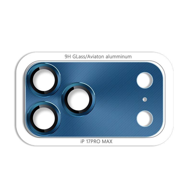 

HD Металлическая Закаленное Стекло Защитная Пленка для Объектива Камеры для IPhone 17 ProMax Air Задняя Защита от Царапин Кольцо Объектива из Сплава Аксессуары для Телефона For IPhone 17 ProMax