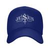 Custom Classic Unisex Jesus Saved My Life Baseball Cap Adult Christ Religion Christian Faith Adjustable Dad Hat Unisex Women Sports