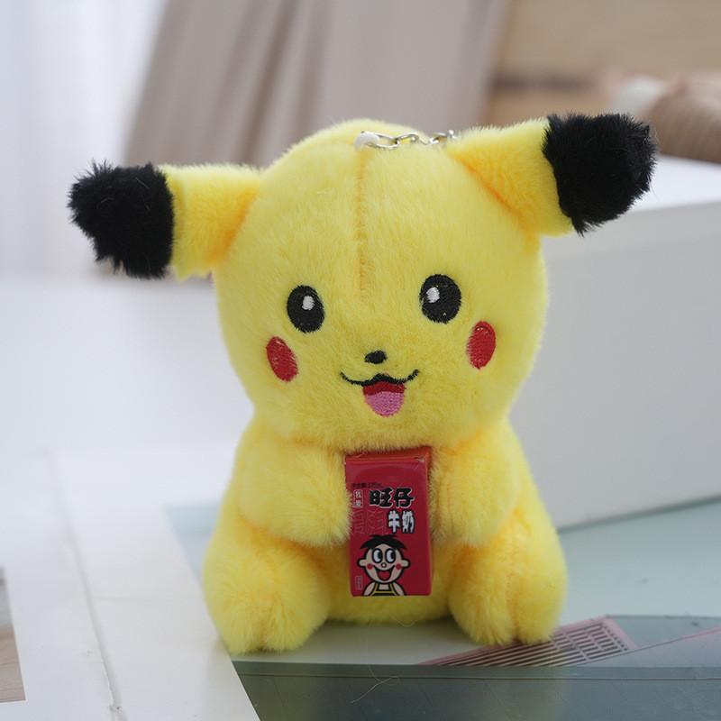 Pikachu Plush Whimsical Hanging Doll 12cm With Adorable Keychain For Kids And Adults