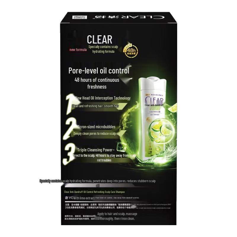 

Clear Scalp Anti-Dandruff Oil Control Refreshing Shampoo