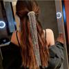 Faylisvow Shine Full Rhinestone Hairpins for Women Bijoux Long Tassel Crystal Hair Accessories Wedding Banquet Jewelry