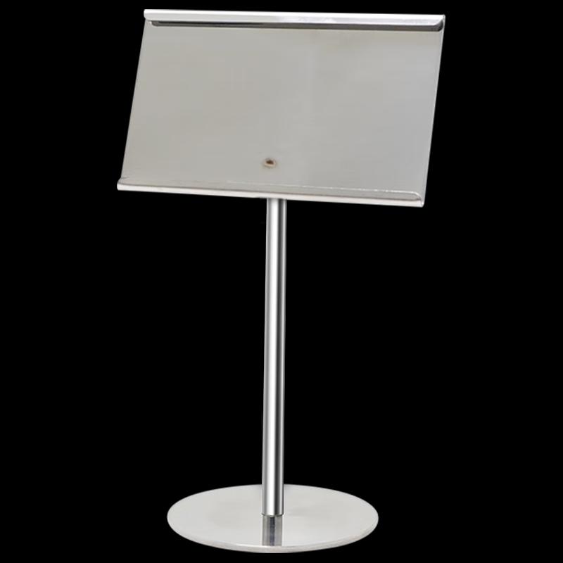 Stainless Steel Table Card Holder