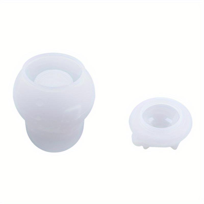 DIY Christmas Snowman Crystal Epoxy Resin Mold Christmas Tree Storage Jar Bottle Silicone Mold