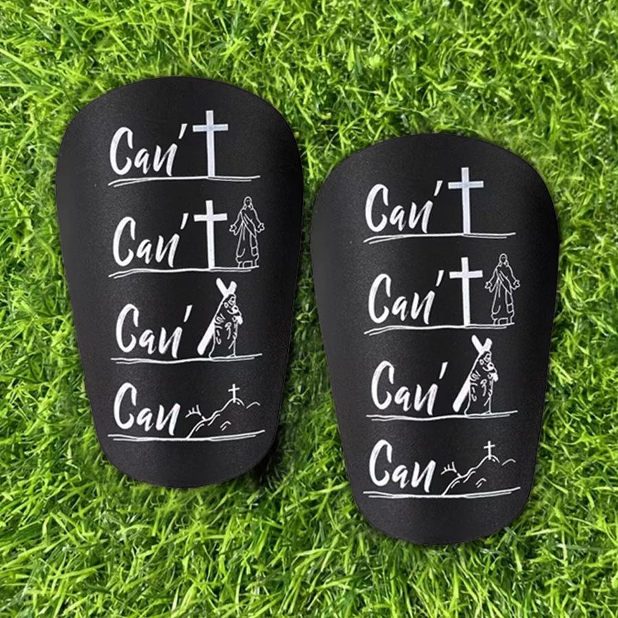 Mini Carbon Imitation Football Shin Guards - Protective Training Gear