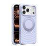 For Magsafe Magnetic Phone Case for iPhone Air 16 15 17 Pro Max with Rotating Holder Ring Soft Silicone Ripple Protection Cover