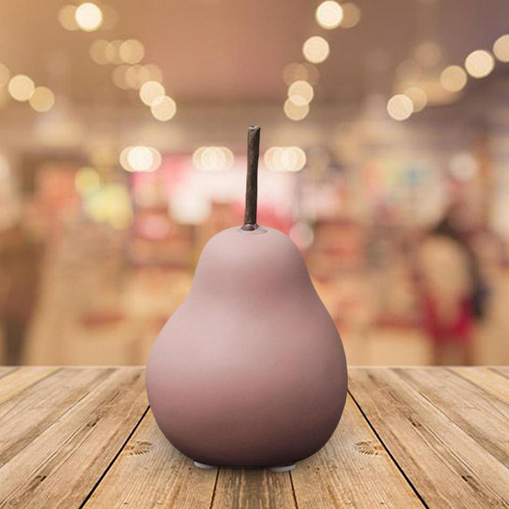 Figura Decorativa a Forma di Pera in Ceramica per Esposizione in Casa e in Ufficio
