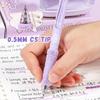 4PCS/Set CS Tip Neutral Pen 0.5mm Black Ink Signature Pens New Writing Tool  School Office
