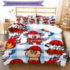 3pcs firefighters Bedding Set Duvet Cover Closure Includes 1 Duvet Cover & 2 Pillowcases, Soft and Comfortable for All Seasons.