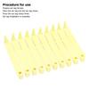 100Pcs Durable Livestock Ear Tags Yellow Animal Ear Tags Perfect Ear Tags  Pig
