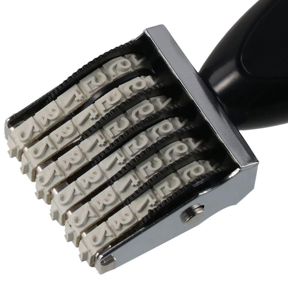 Number Symbol Rolling 6 Digit Number Number Stamp Personalized Changeable Roller Stamps Business Stamps Office белый