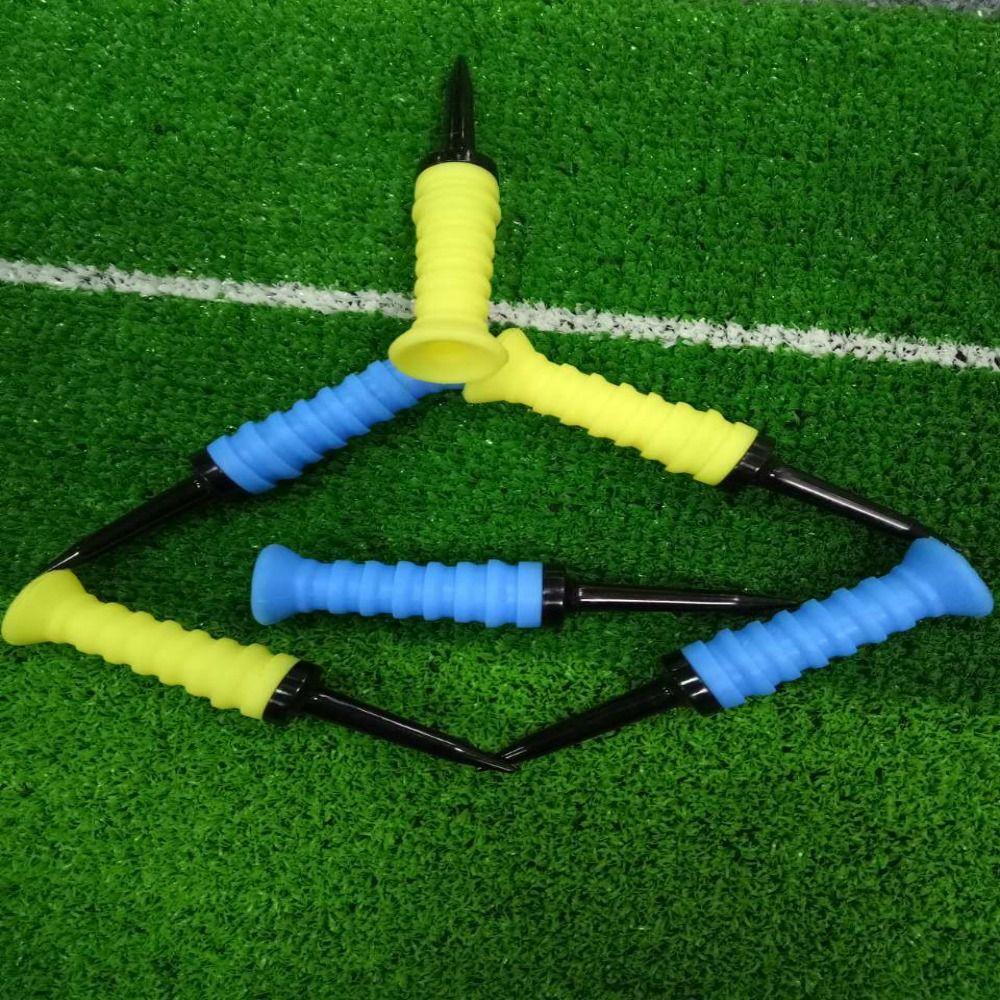 Support Golf Training Aid Plastic Golf Tees Stability Tee Holder Golf Cross Nails Rubber Golf Tees