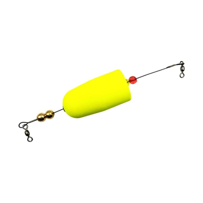 

Fishing Float Bobbers Weighted With Coppers Pendants Swivels Rings for Saltwater and Freshwaters Angling