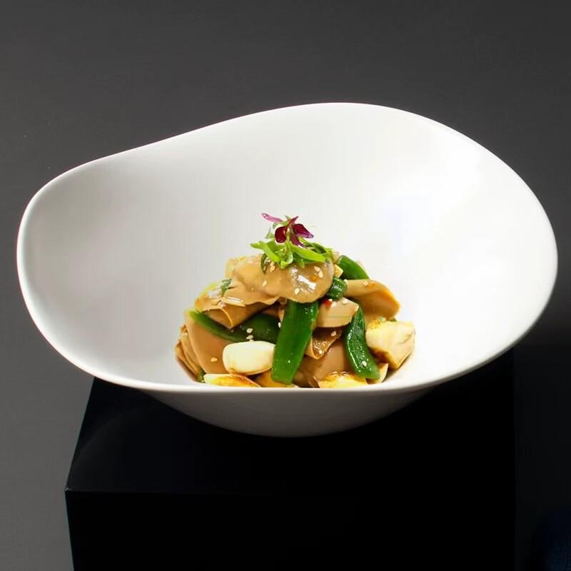 Naijiang Irregular Chinese Ceramic Deep Bowl