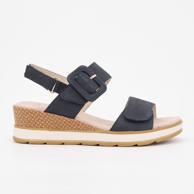 Sandale compensee nubuck olive 36/41 Femme CAPRICE