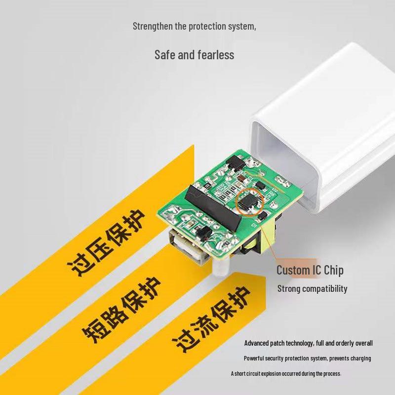 5V 1A Multi-function USB Universal Phone Charger - 3C Certified Adapter Plug