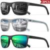 3/4 Pack Designer Box Polarized Colorful Sunglasses for Men and Women Suitable for Driving, Fishing, Outdoor Sports UV400