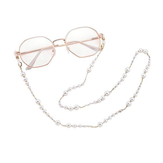 Women Glasses Chain Colorful Faux Gemstone Eyeglass Chain Retro Beaded Sunglass Strap Eyeglass Lanyards for Spectacle Reading Glasses