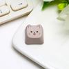 5/10Pcs Cute Kawaii Animal Keycaps Adorable Cartoon Design Comfortable Touch For Mechanical Keyboard Custom Desktop Decor
