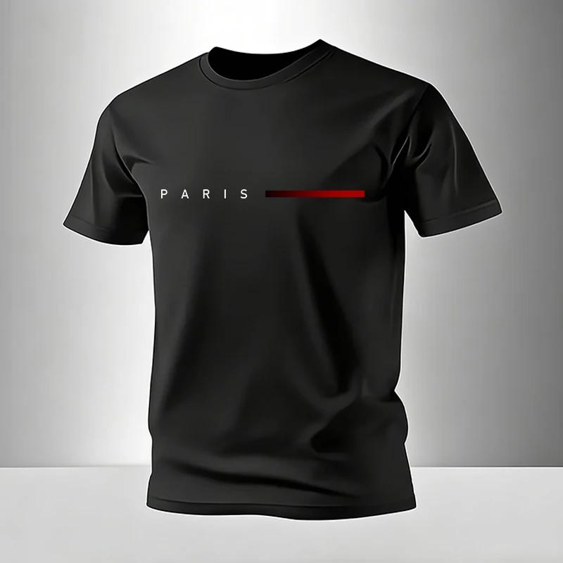 Men's Tracksuit T-shirt and Sweatpants Spring Summer Daily Casual Sports Short Sleeve Outfit Male Fashion Set